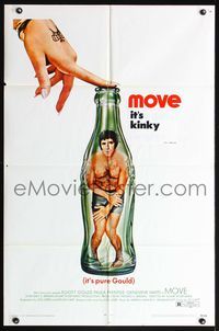 7s658 MOVE 1sh '70 best Elliott Gould in Coke bottle art, it's got a lot to give & it's kinky!