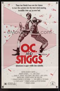 7s712 O.C. & STIGGS 1sh '87 directed by Robert Altman, Daniel Jenkins & Neill Barry!