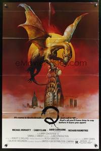 7s777 Q 1sh '82 great Boris Vallejo fantasy artwork of the winged serpent Quetzalcoatl!