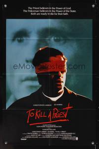 7s918 TO KILL A PRIEST int'l 1sh '88 Christopher Lambert & Ed Harris are ready to die for faith!