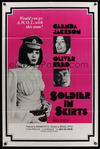 7s945 TRIPLE ECHO int'l 1sh R75 Glenda Jackson, Oliver Reed, Soldiers in Skirts!