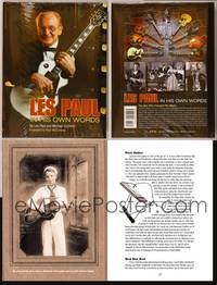 7t007 LES PAUL IN HIS OWN WORDS hardcover book '09 lavishly illustrated coffee table biography!