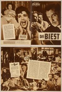 7t131 BAT German program '59 Vincent Price, great different horror images!