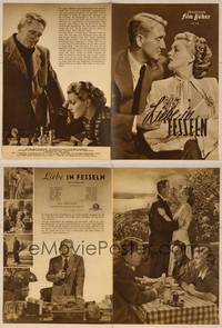 7t135 CASS TIMBERLANE German program '48 different images of Spencer Tracy & beautiful Lana Turner