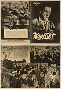 7t137 CONFLICT German program '50 different images of Humphrey Bogart & sexy Alexis Smith!