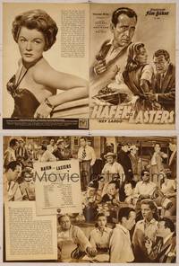 7t149 KEY LARGO German program '48 Humphrey Bogart, Bacall, Robinson, John Huston, different art!