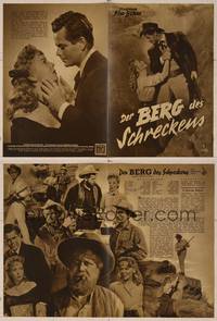 7t152 LUST FOR GOLD German program '49 many different images of Glenn Ford & Ida Lupino!
