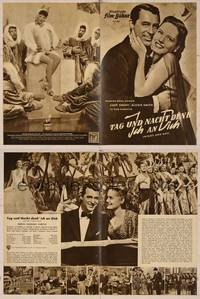 7t157 NIGHT & DAY German program '49 Cary Grant as Cole Porter who loves sexy Alexis Smith!