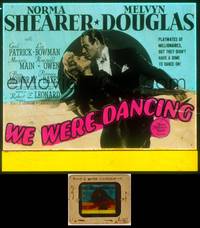 7t114 WE WERE DANCING glass slide '42 great image of Melvin Douglas & Norma Shearer dancing close!
