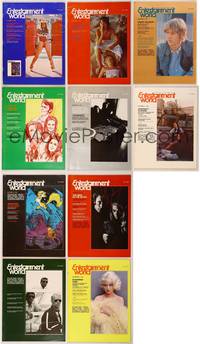 7t014 LOT OF 10 ENTERTAINMENT WORLD MAGAZINES lot of 10 mags October 3, 1969 to December 12, 1969