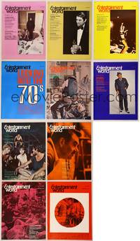 7t015 LOT OF 10 ENTERTAINMENT WORLD MAGAZINES #2 lot of 10 magazines December 1969 to February 1970