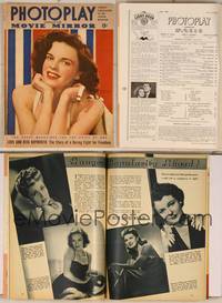 7t061 PHOTOPLAY magazine July 1942, portrait of Judy Garland wearing bathing suit by Paul Hesse!