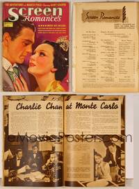 7t031 SCREEN ROMANCES magazine January 1938, art of Gary Cooper & Sigrid Gurie by Earl Christy!
