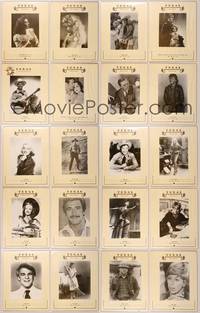 7t018 LOT OF 20 TEXAS MOVIE PEOPLE DISPLAYS shrinkwrapped on boards '00s stars born in Texas!