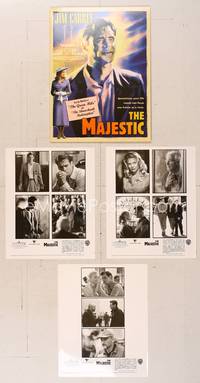 7t192 MAJESTIC presskit '01 great art of Jim Carrey, Martin Landau, directed by Frank Darabont!