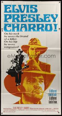 7v500 CHARRO 3sh '69 a different kind of Elvis Presley, on his neck he wore the brand of a killer!