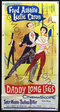 7v531 DADDY LONG LEGS 3sh '55 wonderful full-length art of dancing Fred Astaire & Leslie Caron!