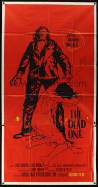 7v540 DEAD ONE 3sh '60 directed by Barry Mahon, exotic voodoo rituals, wild artwork!