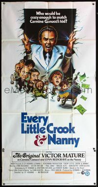 7v575 EVERY LITTLE CROOK & NANNY 3sh '72 who would be crazy enough to snatch Victor Mature's kid!