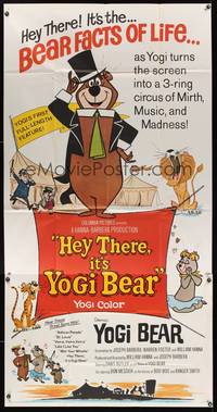 7v657 HEY THERE IT'S YOGI BEAR 3sh '64 Hanna-Barbera, Yogi's first full-length feature!