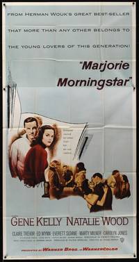 7v734 MARJORIE MORNINGSTAR 3sh '58 Gene Kelly, Natalie Wood, from Herman Wouk's novel!