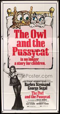 7v781 OWL & THE PUSSYCAT 3sh '71 sexiest Barbra Streisand, no longer a story for children!