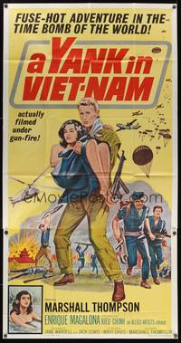 7v950 YANK IN VIET-NAM 3sh '64 fuse-hot adventure in the time bomb of the world filmed under fire!