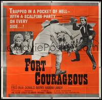 7v041 FORT COURAGEOUS 6sh '65 out there with nothing but parching desert & Indian war cries!