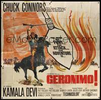 7v045 GERONIMO 6sh '62 most defiant Native American Indian warrior Chuck Connors!