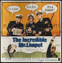 7v060 INCREDIBLE MR. LIMPET 6sh '64 wacky Don Knotts turns into a cartoon fish!