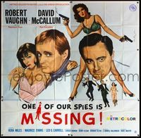 7v089 ONE OF OUR SPIES IS MISSING 6sh '66 Robert Vaughn, David McCallum, The Man from UNCLE!