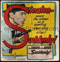 7v107 SUDDENLY 6sh '54 different art of would-be Presidential assassin Frank Sinatra!