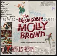 7v120 UNSINKABLE MOLLY BROWN 6sh '64 Debbie Reynolds, get out of the way or hit in the heart!