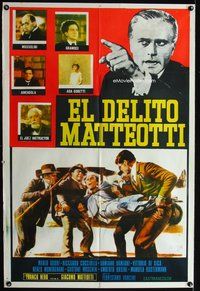 7v337 IL DELITTO MATTEOTTI Argentinean '73 Mario Adord as Benito Mussolini, Franco Nero