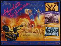 7v129 ABSOLUTE BEGINNERS British quad '86 David Bowie, great artwork by David Scutt!