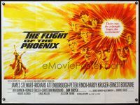 7v173 FLIGHT OF THE PHOENIX British quad '66 Aldrich, James Stewart, Richard Attenborough