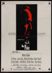 7w003 GODFATHER German '72 Marlon Brando & Al Pacino in Francis Ford Coppola crime classic!