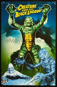 7x412 CREATURE FROM THE BLACK LAGOON commercial poster '90s cool images of classic monster!
