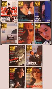 7x014 LOT OF 10 SIGHT AND SOUND MAGAZINES mags '93-'94 Scorsese, Mike Leigh, Campion, Eastwood!