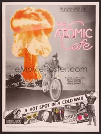 7x070 ATOMIC CAFE special 18x24 '82 great colorful nuclear bomb explosion image!
