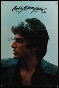 7x091 BOBBY DEERFIELD special 22x33 '77 close up of F1 race car driver Al Pacino!