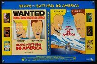 7x387 BEAVIS & BUTT-HEAD DO AMERICA advance book cover '96 Mike Judge MTV cartoon!