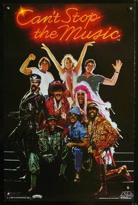 7x102 CAN'T STOP THE MUSIC special 23x35 '80 great group photo of The Village People!