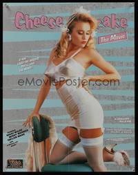 7x447 CHEESECAKE special video poster '92 sexy Nikki Wilde in lingerie!
