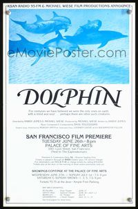 7x132 DOLPHIN special 11x17 '79 nature documentary, cool underwater image!