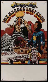 7x178 HARDER THEY COME special poster '73 Jimmy Cliff, Jamaican reggae music, really cool art!