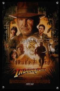 7x192 INDIANA JONES & THE KINGDOM OF THE CRYSTAL SKULL advance special poster '08 Spielberg, Ford!