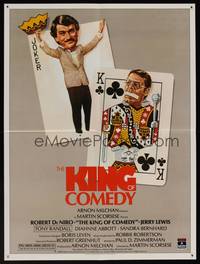7x203 KING OF COMEDY video special poster '83 Robert De Niro, Jerry Lewis, Martin Scorsese!