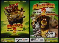7x217 MADAGASCAR: ESCAPE 2 AFRICA DS advance special 13x19 '08 Ben Stiller, Chris Rock!