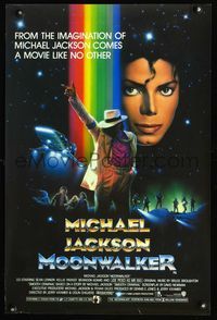 7x232 MOONWALKER special 20x30 '88 great sci-fi art of pop music legend Michael Jackson!